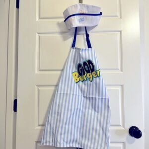 Good Burger Official Cosplay Apron & Hat by Nickelodeon NWT